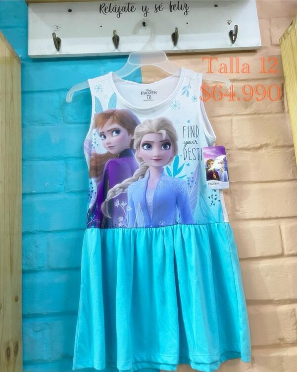 vestido de niña de elsa