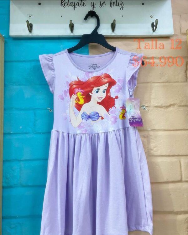vestido de niña de la sirenita